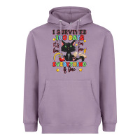 Lavender i survived 100 days it's fine i'm fine Heavyweight Hoodie - Artiststas