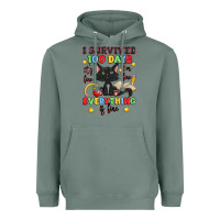 Sage i survived 100 days it's fine i'm fine Heavyweight Hoodie - Artiststas