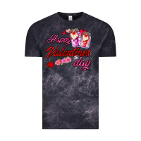 Cloud Black happy valentines day Vintage Tee - AdoDesignShop