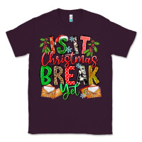 Plum Is It Christmas Break Yet Classic Tee - CowhideDigitalArt
