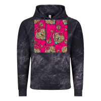 Cloud Black valentines day lock and key seamless pattern Vintage Hoodie - BundleAndBundleShop