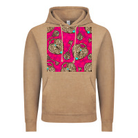 Vintage Coffee valentines day lock and key seamless pattern Vintage Hoodie - BundleAndBundleShop