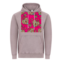 Vintage Zinc valentines day lock and key seamless pattern Vintage Hoodie - BundleAndBundleShop