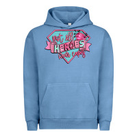 Pigment Pebble Blue not all heroes wear capes Urban Hoodie - CowGirlArtShop