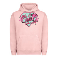 Pigment Salmon not all heroes wear capes Urban Hoodie - CowGirlArtShop