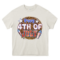 Cream happy 4th of july billie wilder Heavy Core Tee - texasbilliewilder
