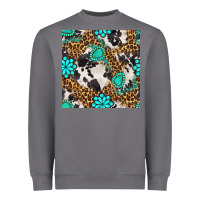 Storm western turquoise seamless pattern Heavyweight Sweatshirt - BundleAndBundleShop