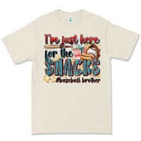 Bone i'm just here for the snacks #baseball brother Premium Tee - Zillion Design Studio
