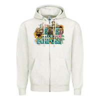 Oatmeal Heather created with a purpose Zipper Hoodie - NancyCooperArtShop