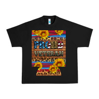 Black proud veteran  12 oz regular can cooler Urban Heavy Tee - Artiststas