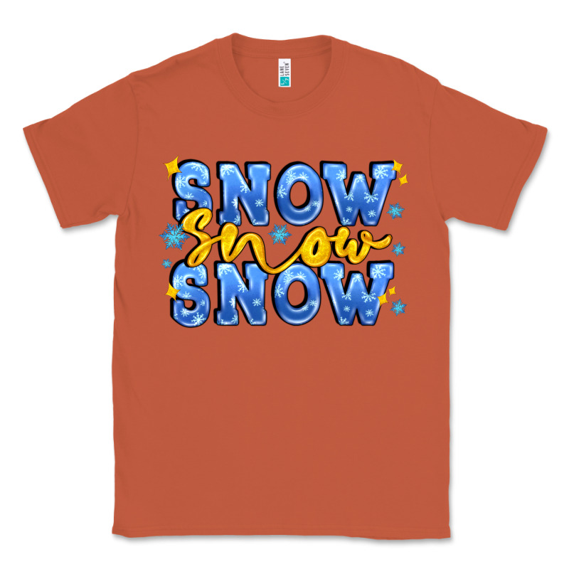 Snow Snow Snow With Sparkle Classic Tee by AdoDesignShop | Teevron