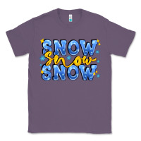 Lavender snow snow snow with sparkle Classic Tee - AdoDesignShop