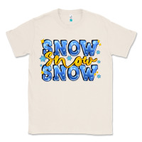 Natural snow snow snow with sparkle Classic Tee - AdoDesignShop