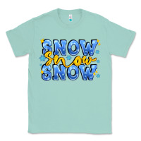 Seafoam snow snow snow with sparkle Classic Tee - AdoDesignShop