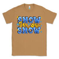 Toasted Coconut snow snow snow with sparkle Classic Tee - AdoDesignShop