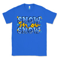 True Royal snow snow snow with sparkle Classic Tee - AdoDesignShop