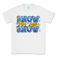 White snow snow snow with sparkle Classic Tee - AdoDesignShop