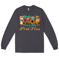 Smoke moody before coffee Long Sleeve Tee - JahusDesignShop
