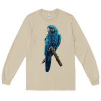 Mushroom Hyacinth Macaw Long Sleeve Tee - LillyAllenDesigns