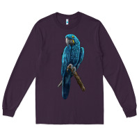 Plum Hyacinth Macaw Long Sleeve Tee - LillyAllenDesigns