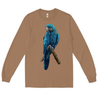 Toasted Coconut Hyacinth Macaw Long Sleeve Tee - LillyAllenDesigns