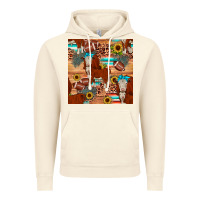 Vintage Artic football hereford sunflower seamless pattern Vintage Hoodie - JahusDesignShop