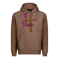 Chestnut He Is Risen Leopard Premium Hoodie - Bettercallsaul