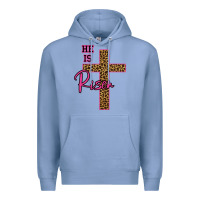 Colony Blue He Is Risen Leopard Premium Hoodie - Bettercallsaul