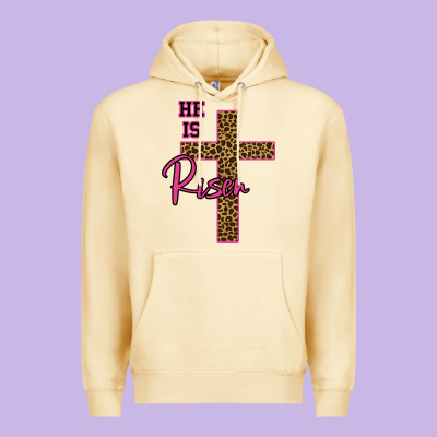 He Is Risen Leopard Premium Hoodie Designed By Bettercallsaul