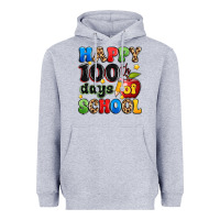 Heather Grey happy 100 th days of school Heavyweight Hoodie - Artiststas