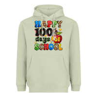 Matcha happy 100 th days of school Heavyweight Hoodie - Artiststas