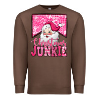 Chestnut pink Christmas junkie Santa Claus Premium Sweatshirt - Jasminsmagicworld