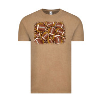 Vintage Coffee american football background Vintage Tee - JahusDesignShop