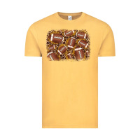 Vintage Mustard american football background Vintage Tee - JahusDesignShop