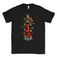 Black our lady of Guadalupe Christmas Classic Tee - Jasminsmagicworld