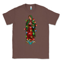 Chestnut our lady of Guadalupe Christmas Classic Tee - Jasminsmagicworld