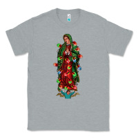 Heather Grey our lady of Guadalupe Christmas Classic Tee - Jasminsmagicworld