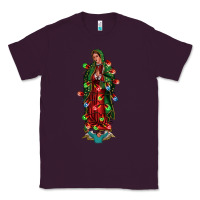 Plum our lady of Guadalupe Christmas Classic Tee - Jasminsmagicworld