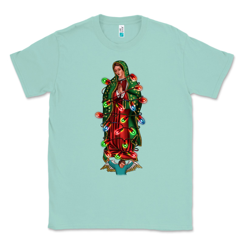 Our Lady Of Guadalupe Christmas Classic Tee by Jasminsmagicworld | Teevron