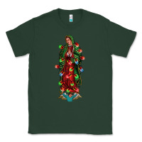 Sports Green our lady of Guadalupe Christmas Classic Tee - Jasminsmagicworld