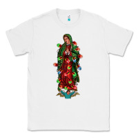 White our lady of Guadalupe Christmas Classic Tee - Jasminsmagicworld