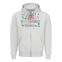 Dove Grey ultrasound technician Zipper Hoodie - MaliasSmallBusiness