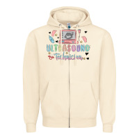 Sandshell ultrasound technician Zipper Hoodie - MaliasSmallBusiness