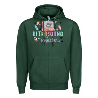 Ultrasound Technician Zipper Hoodie | Teevron
