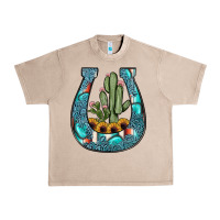 French Oak cactus horseshoe Urban Heavy Tee - JahusDesignShop