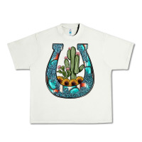Pistachio cactus horseshoe Urban Heavy Tee - JahusDesignShop
