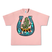Salmon cactus horseshoe Urban Heavy Tee - JahusDesignShop