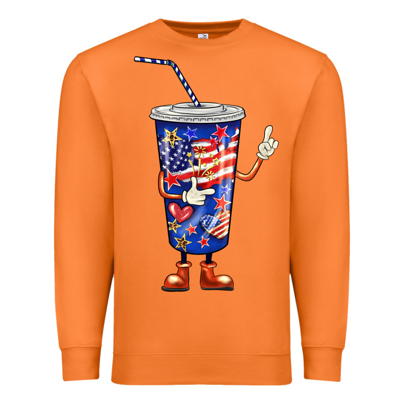 4th Of July Coca Premium Sweatshirt by BarkalooDesign | Teevron