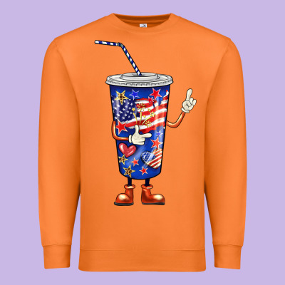4th Of July Coca Premium Sweatshirt Designed By Barkaloodesign