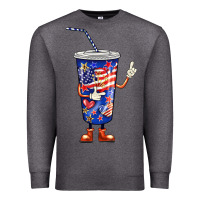 Charcoal Heather 4th of july coca Premium Sweatshirt - BarkalooDesign